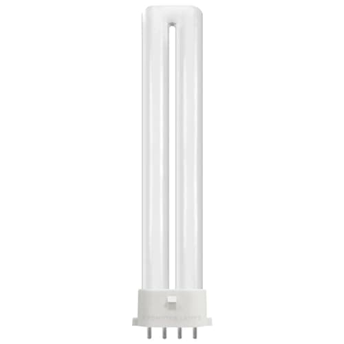 Image of Crompton Lamps LED PLS-E 4.5W 2G7 Single Turn SE-Type Direct to Mains (9W Equivalent) 4000K Cool White Opal 580lm 4-Pin Push Fit Light Bulb