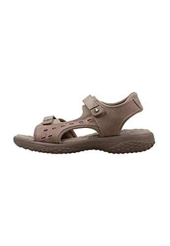 Image of Panama Jack Women's Nilo Basics Flat sandal, Taupe B4, 7.5 UK
