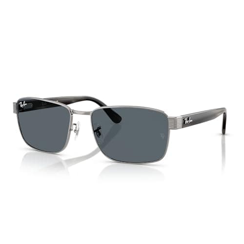 Image of Ray-Ban Sunglasses 0RB3750 004/R5 Tam 62 / Lead - Blue Lens