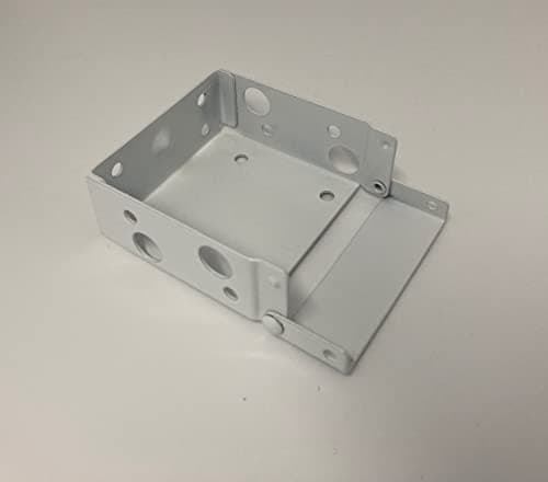 Image of Pair of Square Type Box Brackets for 50mm Venetian/Wood Blind (VN1022) (White)