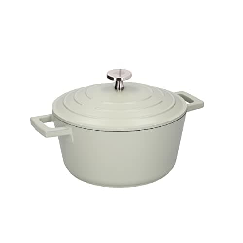 Image of MasterClass Medium Casserole Dish with Lid 5 Litre/28 cm, Lightweight Cast Aluminium, Induction Hob and Oven Safe, Mint