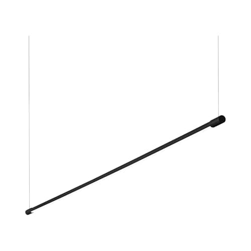Image of Ideal Lux LED Decorative Linear Integrated Pendant Light Black, 3000K