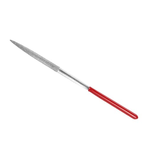Image of CoCud Diamond Coated Needle File, | 150 Grit 3mm Shank 140mm Length|, Diamond Half Round Files Sharpening Tool - (Applications: for Metal Glass Stone), 1-Piece