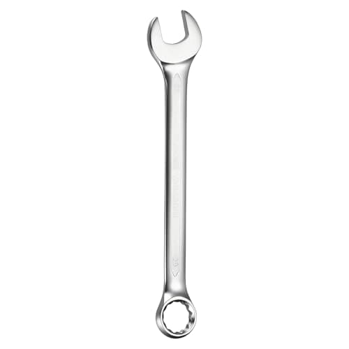 Image of sourcing map Metric Combination Wrench 29mm Open End & 15-Degree Offset 12-Point Box End Chrome Vanadium Steel Industrial Grade Double Ended Wrenches Spanners Tools