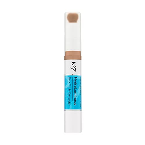 Image of No7 Hydraluminous Concealer Shade 8.5 Full Coverage with Caffeine and Ceramides Moisturising and Brightening Concealer for Dark Areas Deb Tone 8.5ml