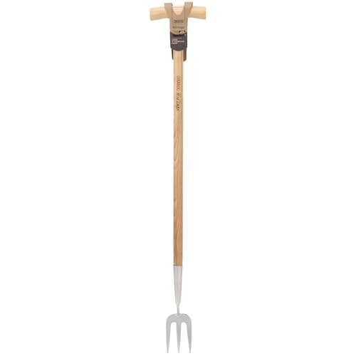 Image of Draper Heritage 99031 Stainless Steel Fork With Ash Long Handle