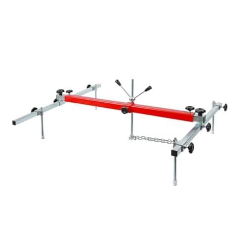 Image of Neilsen CT7208 Heavy Duty Engine Support Beam 500Kg Fully Adjustable with 4 Adjustable Feet 870mm Fore and Aft Adjustment Beams 850mm Chain 1100–1800mm Foot Width