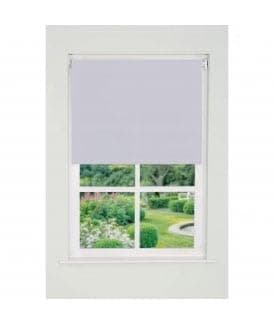 Image of Plain Straight Edge Daylight Roller Blind (165cm Drop) 80cm White