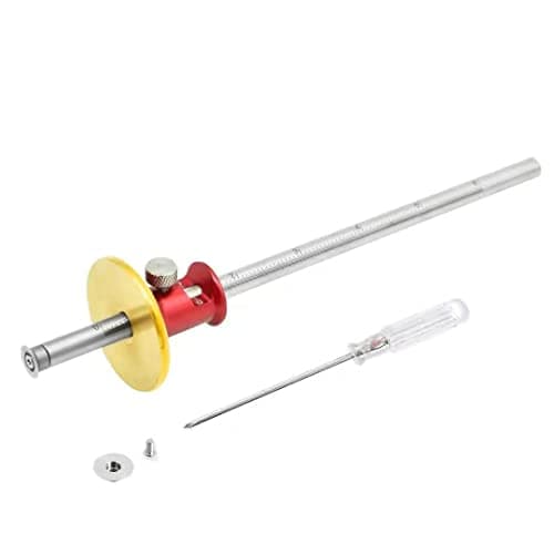 Image of YOSELIN Wheel Marking Gauge,2 Wheel Cutter,Orking Gauges,Marking Guide Wood Marking Knife Woodworking Scribing Tools Dovetail Guide Woodworking Marking Tools,Imperial Scales.