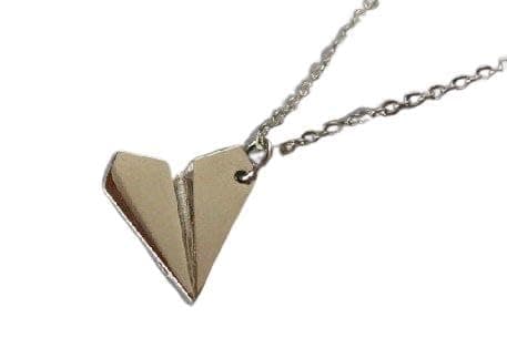 Image of Harry Styles One Direction Paper Airplane Necklace for One Direction Fans