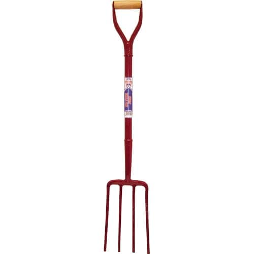 Image of Faithfull FAIASFMYD All Steel Contractors Digging Fork MYD Handle, Silver