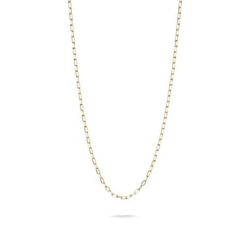 Image of Thomas Sabo Charm necklace paperclip gold-plated Recycled 925 Silver, 18-carat Gold-plating