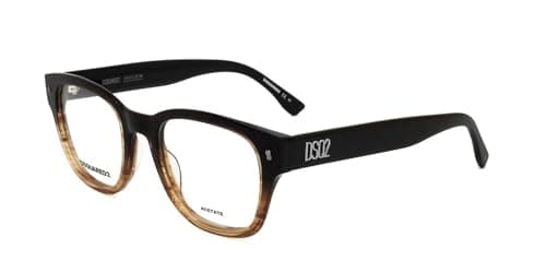 Image of DSQUARED2 D2 0065 Glasses, Brown Horn, 51 for Men, Brown Horn