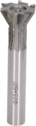 Image of Dovetail Cutter, 60 Degree 6 Flutes Cemented Carbide 25mm Milling End Mill Carbide Milling Cutter for Non Ferrous Metal