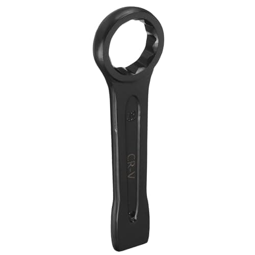Image of sourcing map Slogging Box End Striking Ring Wrench 42mm Metric CR-V Steel 12-Point Flat Strike Wrench Baking Paint Single Head Spanner Hand Tool for Mechanical Automotive Repair