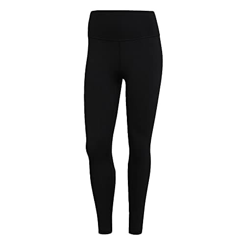Image of adidas Women's Optime Training Icons 3-Stripes 7/8 Tights, Black, XX-Small