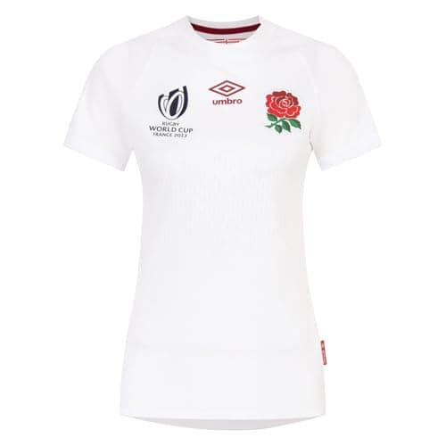Image of Umbro Womens England Rugby Home Shirt RWC 2023 White XXL