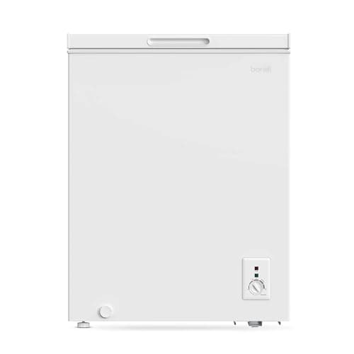 Image of Baridi 142L Freestanding Chest Freezer with Adjustable Thermostat, White - DH120