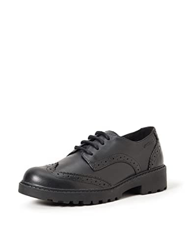 Image of Geox Girl's J Casey Girl N Shoes, Black, 6.5 UK