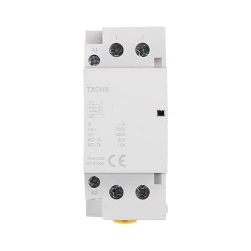 Image of 32A 63A 2P 220V/230V 50/60HZ rail AC modular contactor 2NO 2NC 1NO1NC contact module auxiliary parts(63A 1NO1NC)