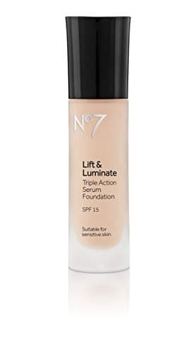 Image of Boots No7 lift & luminate Triple action Serum foundation - Cool Vanilla - 30ml