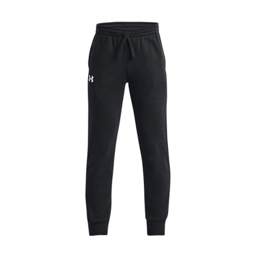 Image of Under Armour UA Rival Fleece Joggers, Black, YLG