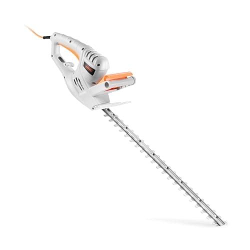 Image of VonHaus Hedge Trimmer Corded – Electric Cutter for Hedges, Bushes, Branches, Shrubs – 550W Motor, 60cm Blade, Dual Action Blades, 10m Cable, Blade Cover, Lightweight, Soft Grip Handle