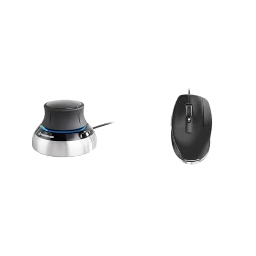 Image of 3Dconnexion SpaceMouse Compact 3DX-700059 3D Mouse,black & CadMouse Pro