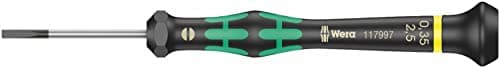 Image of Wera 2035 Kraftform Micro Slotted Screwdriver, 0.35 x 2.5 x 40 mm, 05117997001