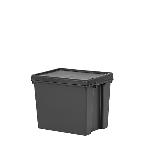 Image of Wham Bam 4 x 24L Heavy Duty Boxes with Lids | Eco-Friendly Storage | Ideal for Tools, DIY & Outdoor Gear | 100% Recycled Plastic | Made in UK