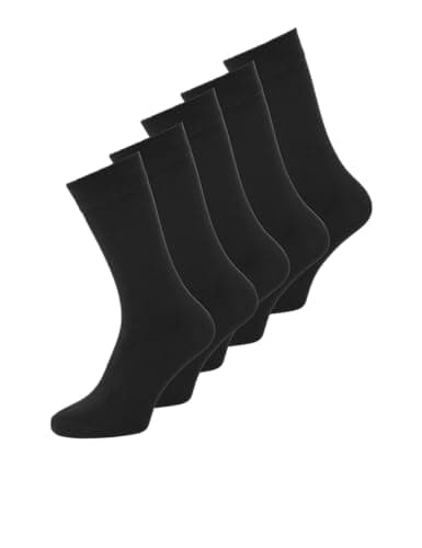 Image of JACK & JONES Mens Jacbasic Bamboo 3 Pack Noos Socks, Black