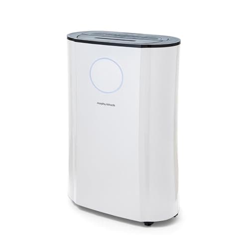 Image of Morphy Richards PureFresh 20L/Day Dehumidifier, 40m2 Coverage,Laundry Mode, Extra Long 2m Cord, HEPA Carbon Filter, Low Noise, Premium Air Flow, Touch Control, Smart Function, Defrost, UV/Ion, 270w