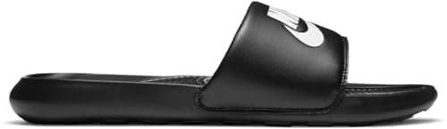 Image of NIKE Victori One Slide slippers Black White Black, 6 UK