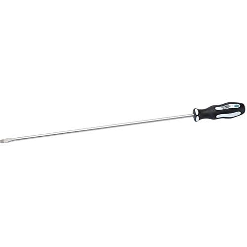Image of Draper 63592 Plain Slot Extra Long Reach Soft Grip Screwdriver