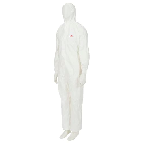 Image of 3M 4540+ M Protective Coverall, Type 5/6, Medium, White/Blue