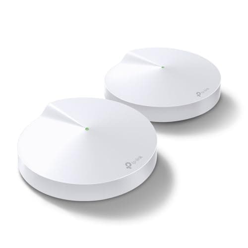 Image of TP-Link Deco M5 Whole Home Mesh Wi-Fi System, Up to 3800 sq ft Coverage, Compatible with Amazon Echo/Alexa, Antivirus Security Protection and Parental Controls, Pack of 2