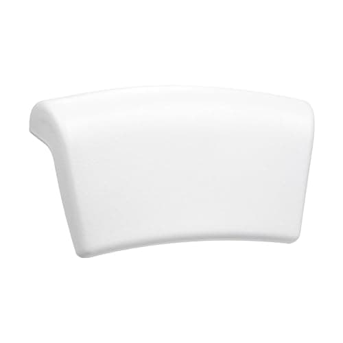 Image of Koelaa Bath Pillow - Waterproof Bathtub Pillow with 3D Ergonomic Design, 2 Strong Suction Cups for Non-Slip Support, Luxurious Spa Cushion for Relaxation, Comfortable Headrest for Bath - White