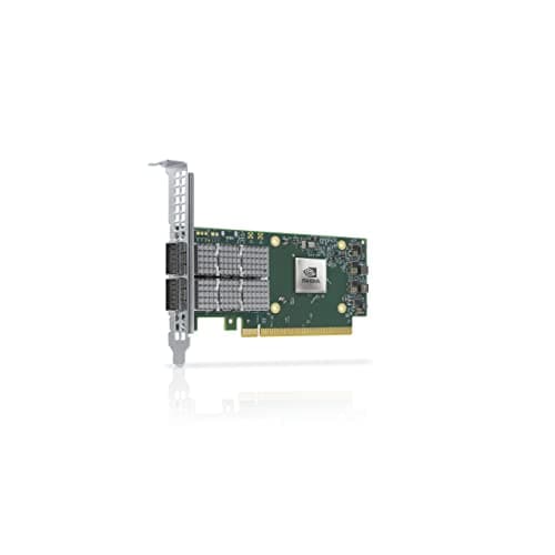 Image of Mellanox ConnectX-6 Dx EN 100GbE PCIe 4.0 x16 Dual Port Ethernet Adapter for Desktop, Cisco IOS, MCX623106AN-CDAT