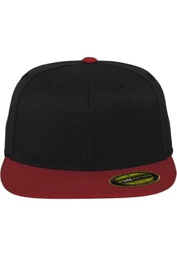 Image of Flexfit Erwachsene Mütze Premium 210 Fitted 2-Tone, Blk/Red, L/XL, 6210T