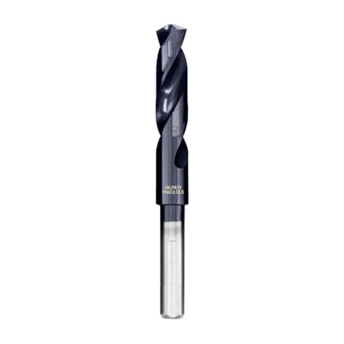 Image of HILPATY Cobalt Drill Bit 16.5mm, M35 HSS AlTiN Coating Reduced Shank Drill Bit for Metal, Stainless Steel, Aluminium, Alloy, Wood, Plastic, Non-Ferrous Etc.