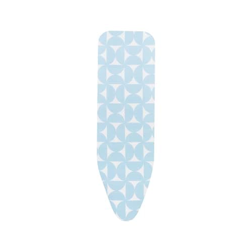 Image of Brabantia Ironing Board Cover B 124x38 cm – Fresh Breeze | 100% Cotton Top Layer with 2mm Foam Padding for Size B Ironing Boards | Durable, Washable, and Easy to Install