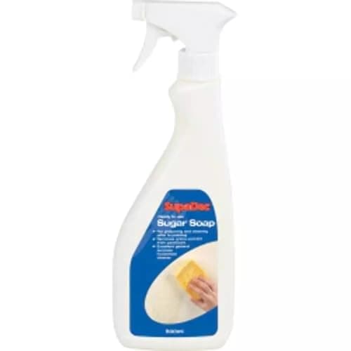 Image of SupaDec 500ml Sugar Soap Household Cleaner Removes Grease Dirt Trigger Bottle General Purpose Ready to Use Spray Preparing Surfaces Prior to Painting