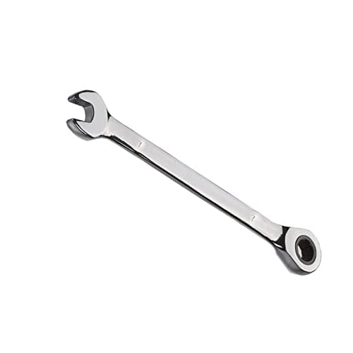 Image of Vokenforu 7mm Ratchet Spanner, Ratcheting Combination Wrench, Hardened Chrome Vanadium Steel Open End Spanner Metric
