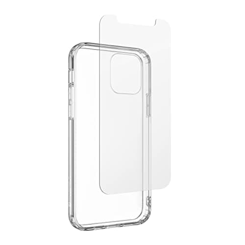 Image of ZAGG InvisibleShield Glass Elite+ 360 for the iPhone 12/12 Pro/11/XR (Screen)- Slim Design, Anti-microbial, Impact Protection, Smudge Free, Scratch Resistant Clear