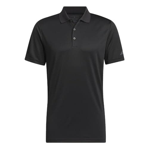 Image of adidas Men's Core Performance Primegreen Polo Shirt, Black, L
