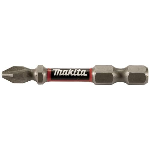 Image of Makita E-03377 Impact Premier Double Torsion Bits PH2 50mm Pack of 10