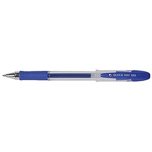 Image of Q-Connect Quick Dry Gel Pen Medium Blue (Pack of 12)