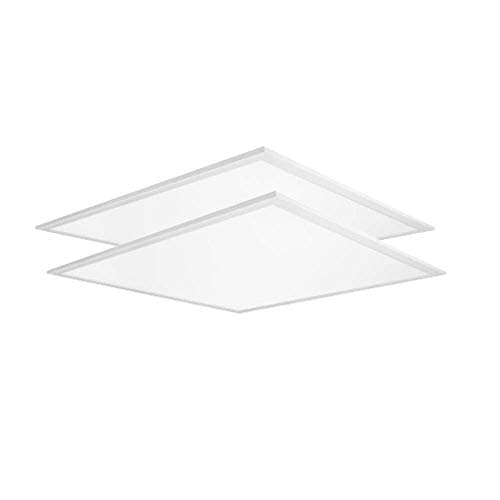 Image of Pack of 2 x Megaman BERTO 36W Backlit TPA SQR Panel 6500K Daylight, IP40, Not Dimmable, 5 Year Warranty, Ultra-Slim TPb fire-Rated, Indoor, Ceiling, Commercial Usage