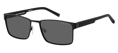 Image of TOMMY HILFIGER TH 2087/S 003 MATTE BLACK 57/19/145 MAN Sunglasses