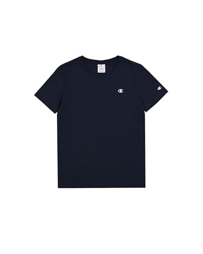 Image of Champion Legacy Basics W-Light Cotton Jersey S-s Regular Crewneck Women's T-Shirt, Navy Blue, XL